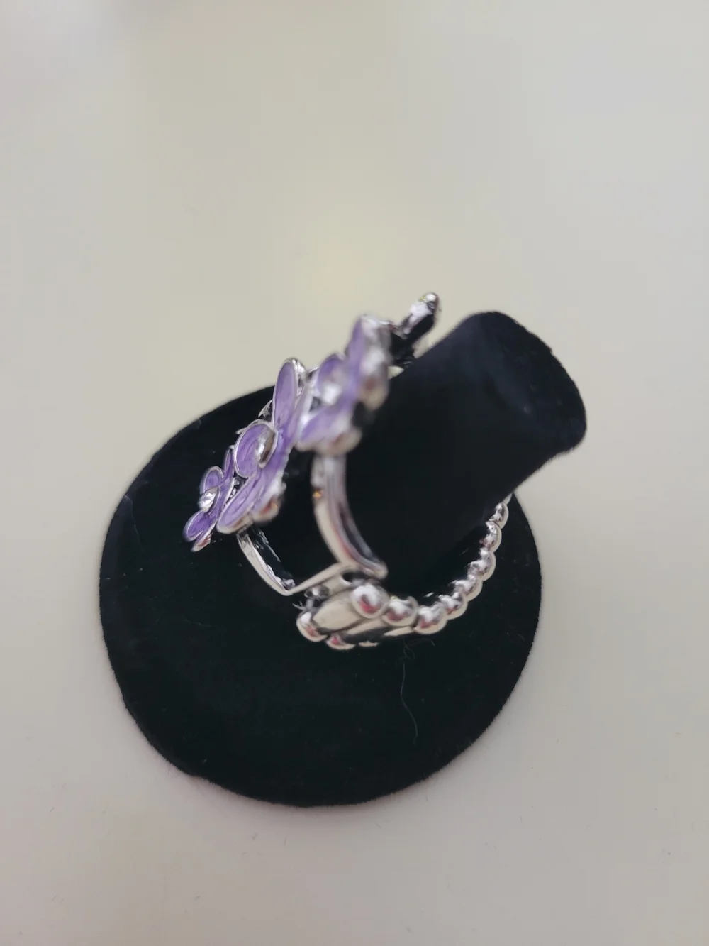 Paparazzi Purple Floral Cluster Ring